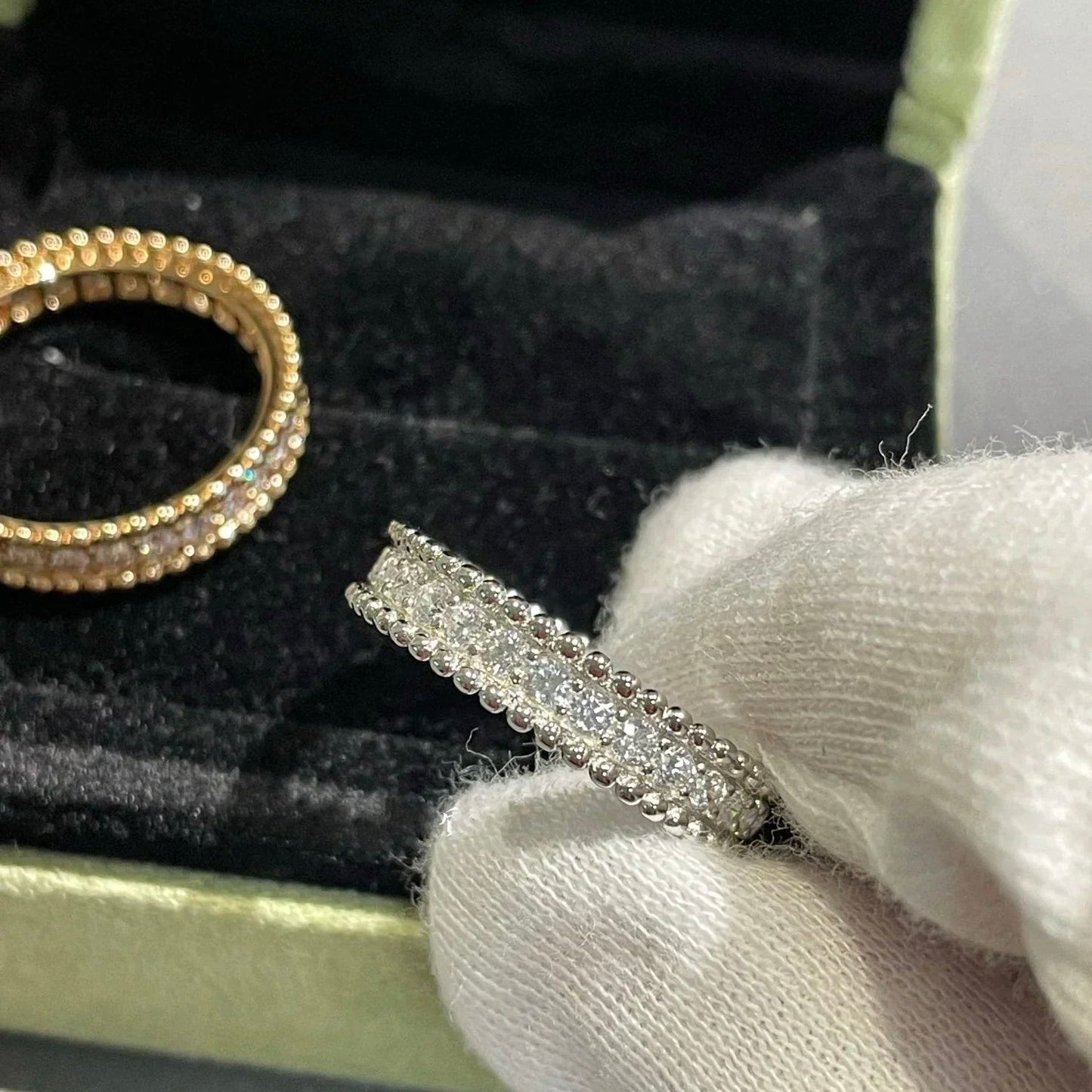 [Kincade Jewelrys]PERLEE DIAMOND SILVER RING