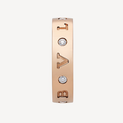 [Kincade Jewelrys] ZERO 1 ESSENTIAL BAGUE EN OR ROSE AVEC DIAMANTS