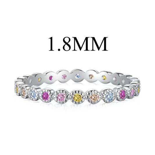[Kincade Jewelrys] Bague unique à taille ronde scintillante pour un usage quotidien