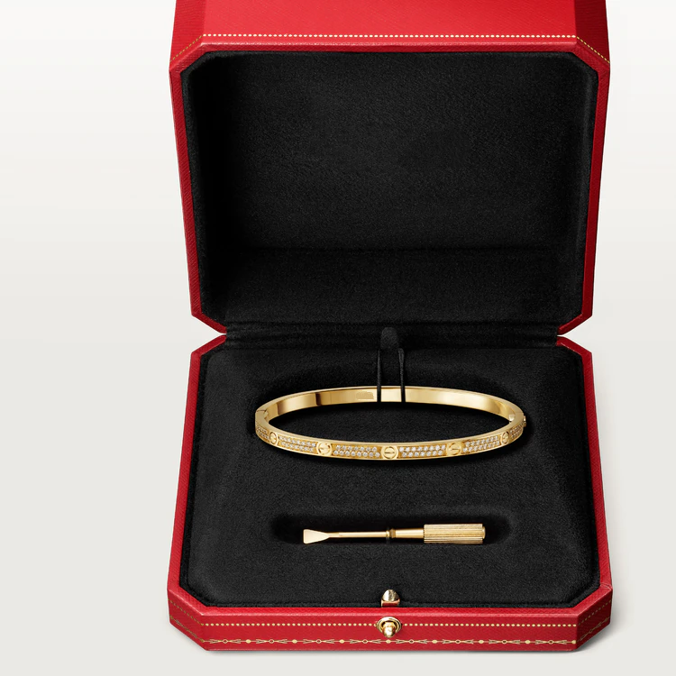 [Kincade Jewelrys]LOVE BRACELET 3.65MM DIAMOND-PAVED