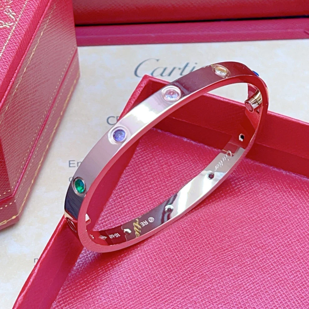 [Kincade Jewelrys]2026 RAINBOW LOVE BRACELET 6.1MM 10 DIAMONDS