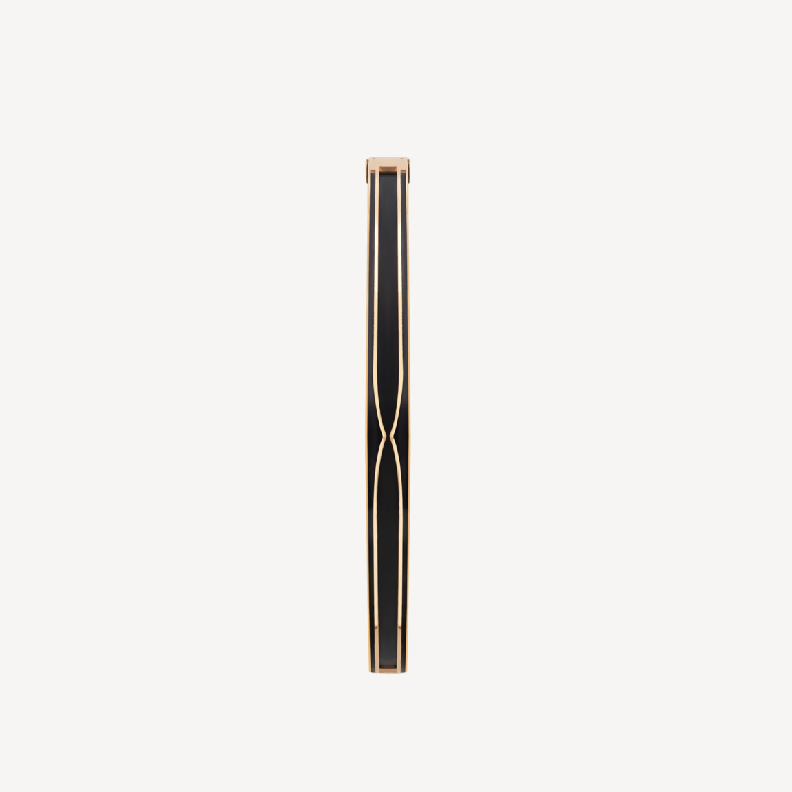 [Kincade Jewelrys] BRACELET ZERO 1 EN OR ROSE AVEC CÉRAMIQUE NOIRE MATTE