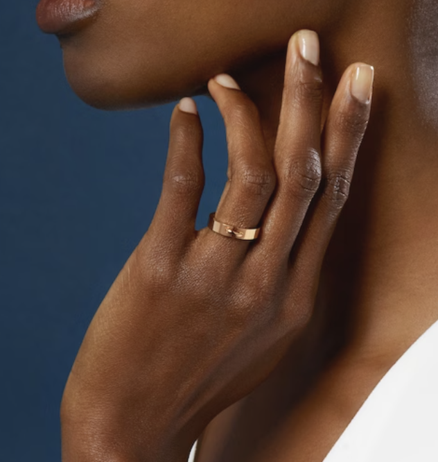 [Kincade Jewelrys] BAGUE ALLIANCE LIENS VIDENCE 4MM