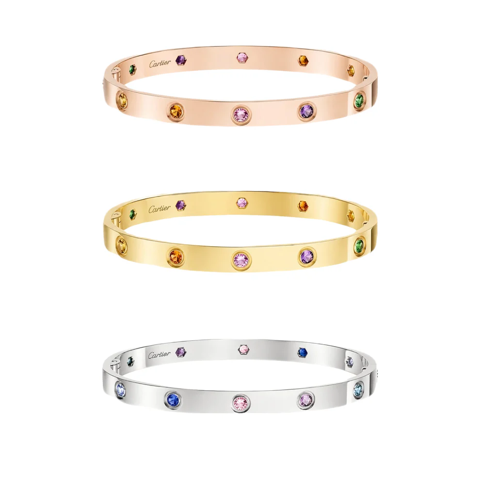 [Kincade Jewelrys]2026 RAINBOW LOVE BRACELET 6.1MM 10 DIAMONDS