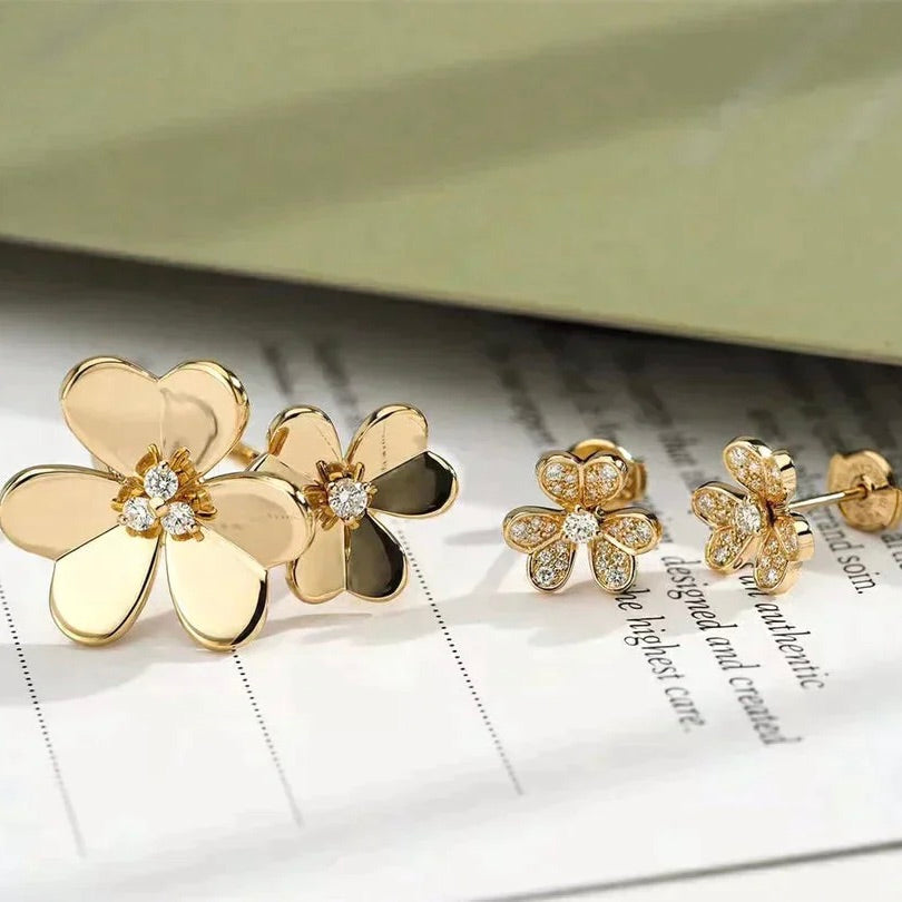 [Kincade Jewelrys] BAGUE EN OR ET DIAMANTS CLOVER COMOS