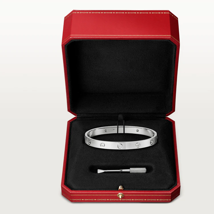[Kincade Jewelrys]LOVE BRACELET 6.1MM 4 DIAMONDS