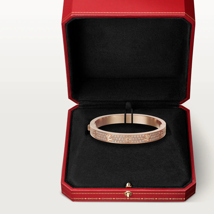 [Kincade Jewelrys] Bracelet Love 6,1 mm pavé de diamants 