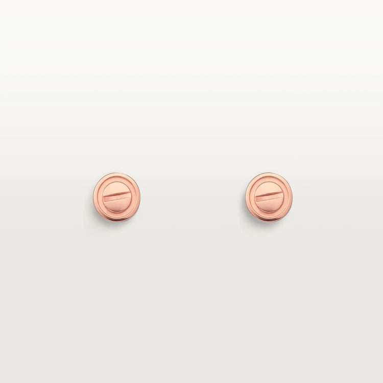 [Kincade Jewelrys]Boucles d'oreilles Love en or rose 10 mm