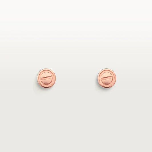 [Kincade Jewelrys]Boucles d'oreilles Love en or rose 10 mm