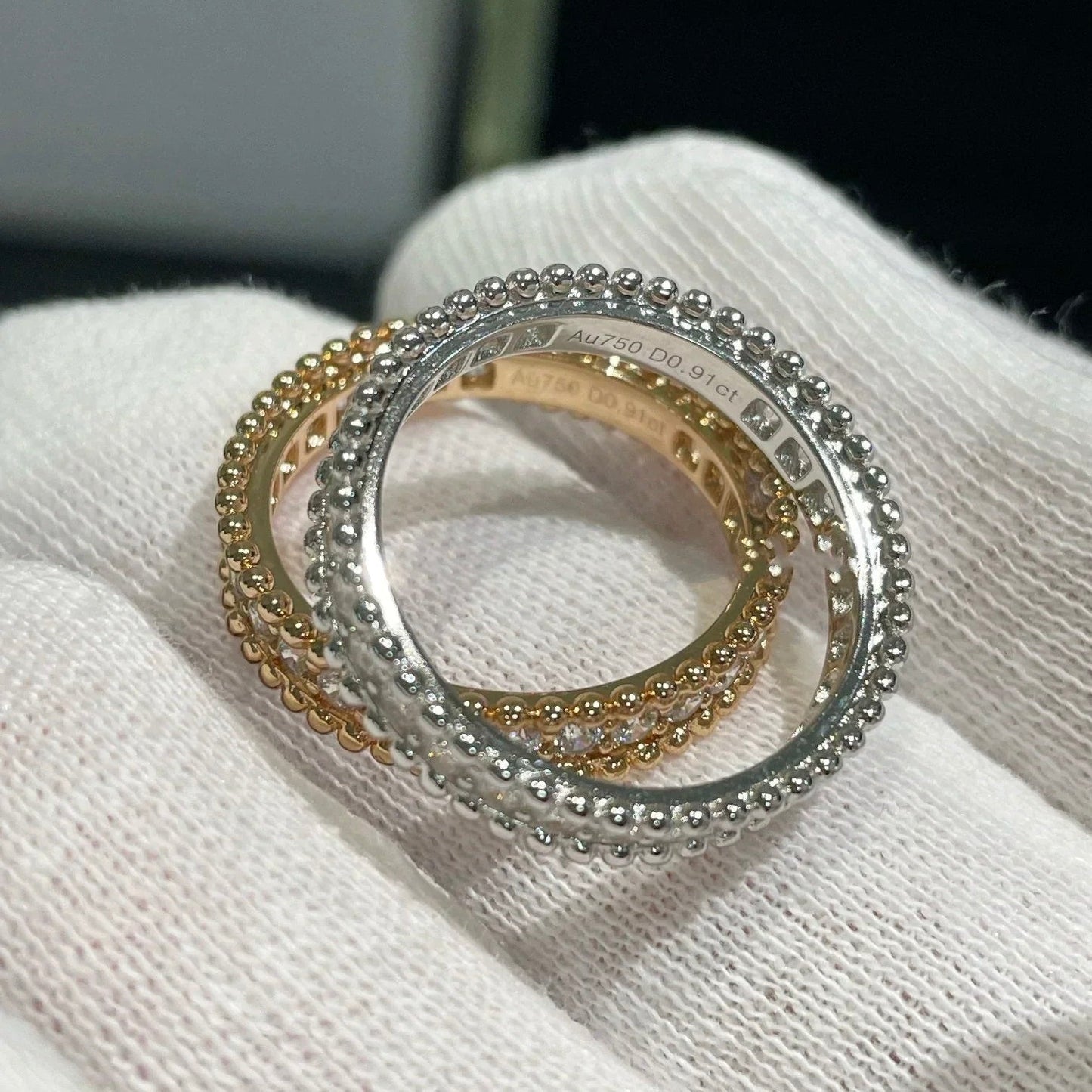 [Kincade Jewelrys]PERLEE DIAMOND SILVER RING