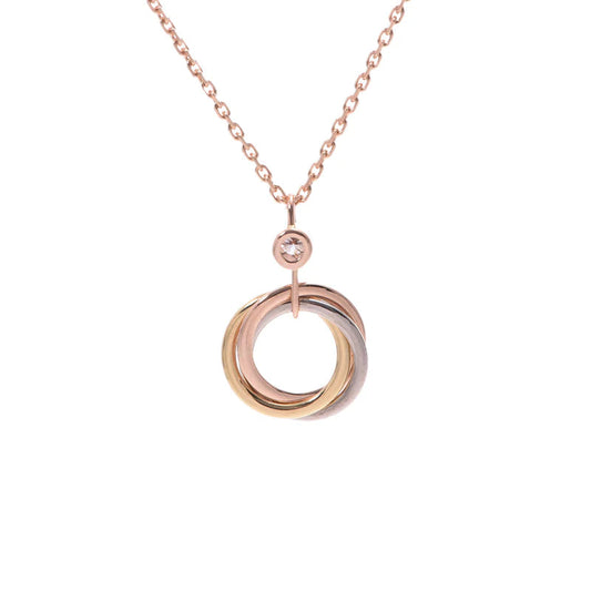 [Kincade Jewelrys] COLLIER TRINITY ARGENT OR OR ROSE