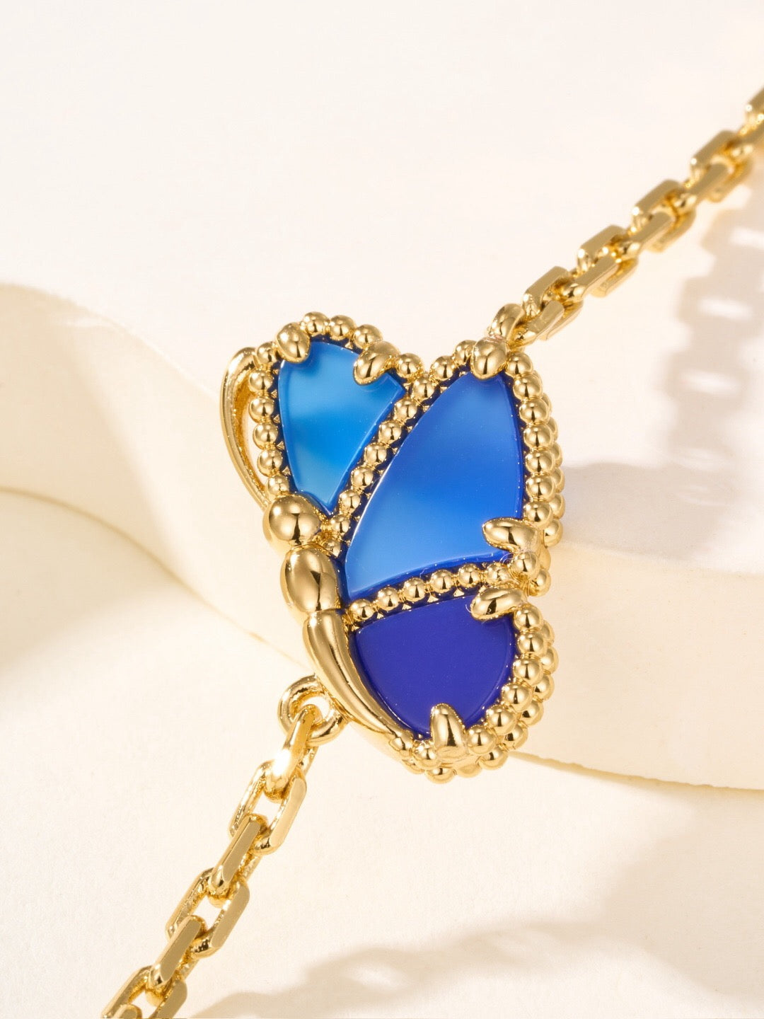 [Kincade Jewelrys] LUCKY BLUE BUTTERFLY  NECKLACE