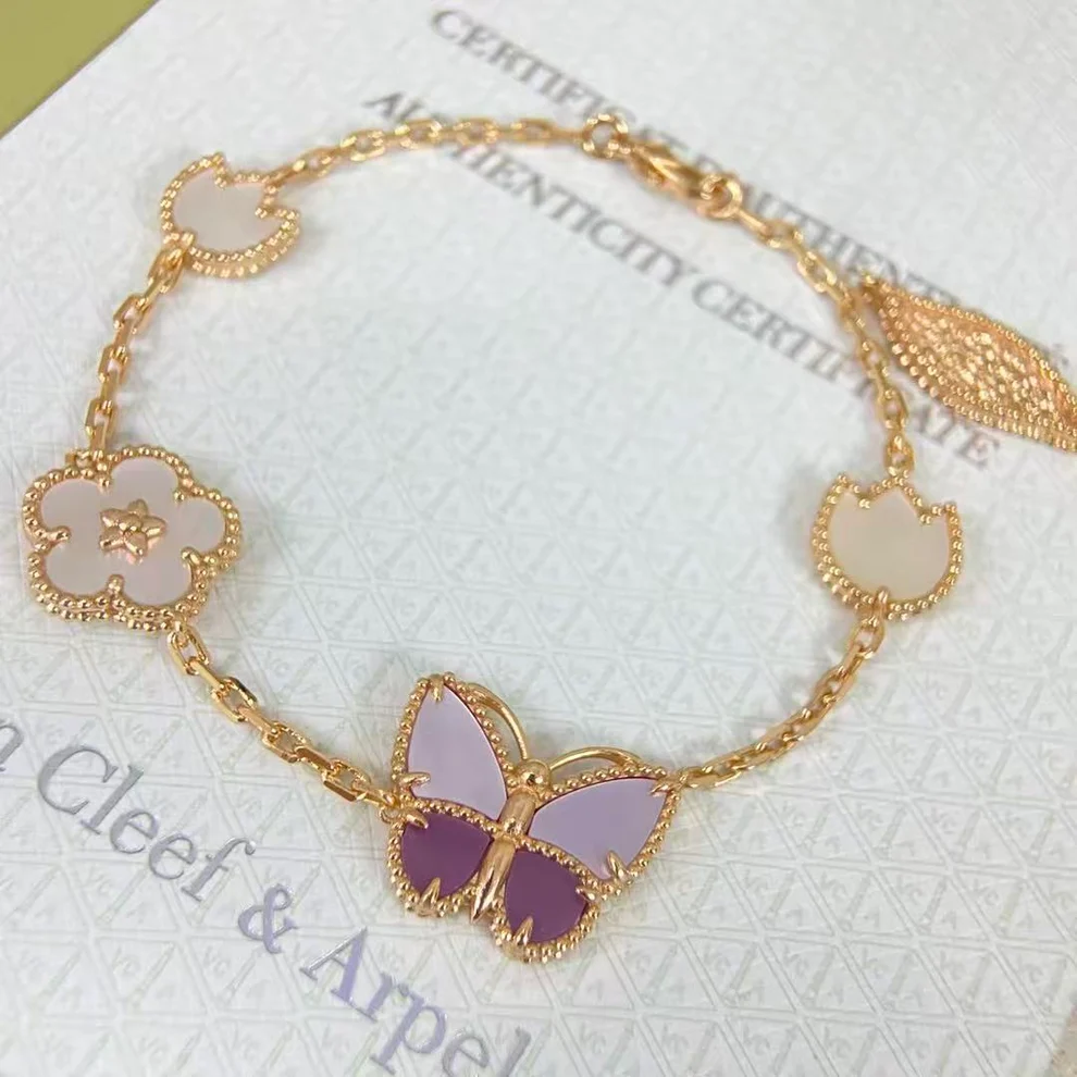 [Kincade Jewelrys]26 NEW CLOVER LUCKY LIGHT PURPLE SET
