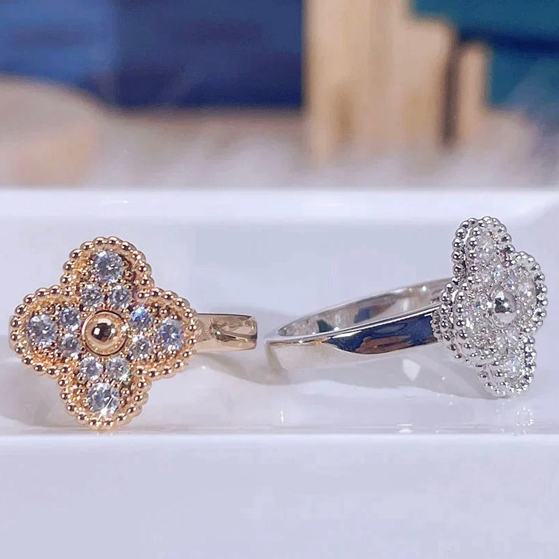 [Kincade Jewelrys]CLOVER DIAMOND RING