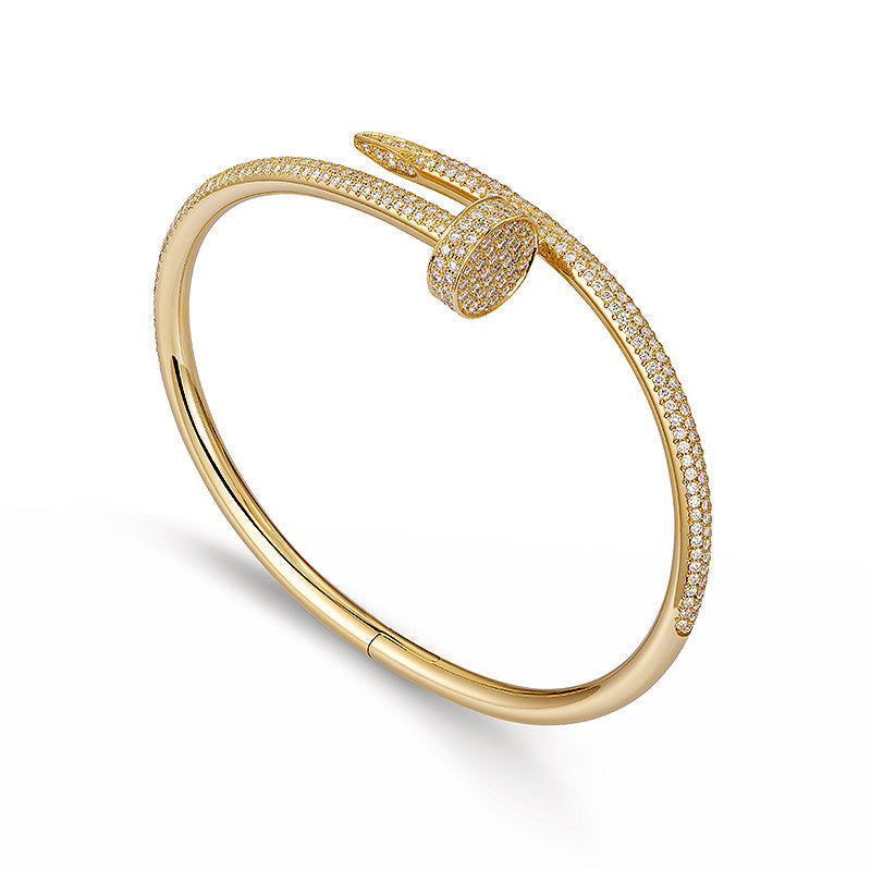 [Kincade Jewelrys] JUSTE BRACELET 3,5 MM TOUT DIAMANTS