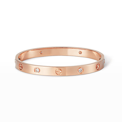 [Kincade Jewelrys]LOVE BRACELET 6.1MM 4 DIAMONDS