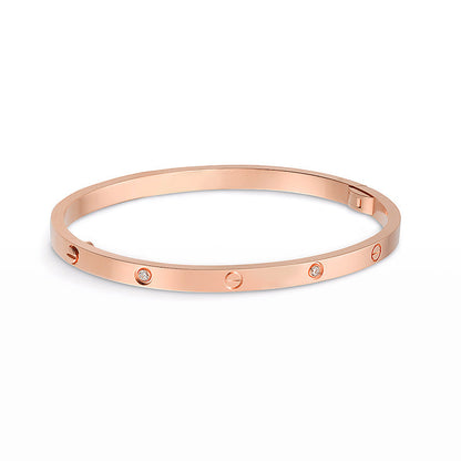 [Kincade Jewelrys]LOVE BRACELET 3.65MM 6 DIAMONDS