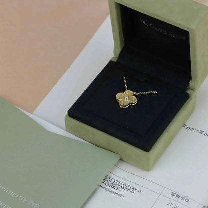 [Kincade Jewelrys] Collier Clover 15 mm en or et nacre