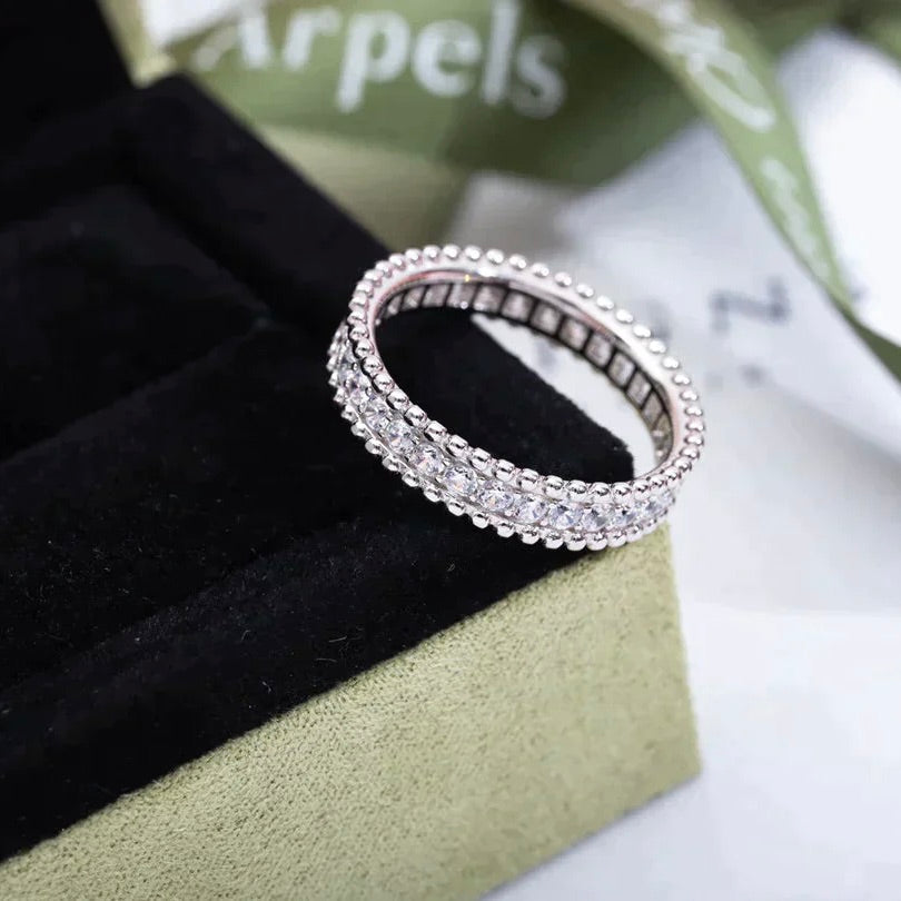 [Kincade Jewelrys]PERLEE DIAMOND SILVER RING