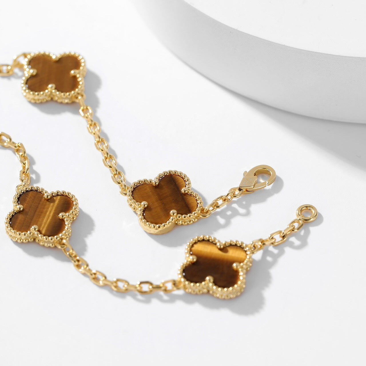 [Kincade Jewelrys]CLOVERS LE COLLIER ŒIL DE TIGRE À 10 MOTIFS