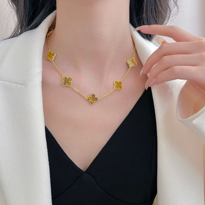 [Kincade Jewelrys]CLOVERS LE COLLIER ŒIL DE TIGRE À 10 MOTIFS