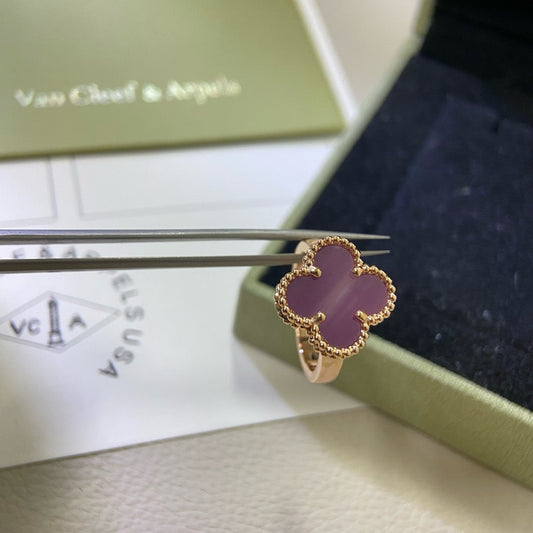 [Kincade Jewelrys] BAGUE TRÈFLE VIOLET