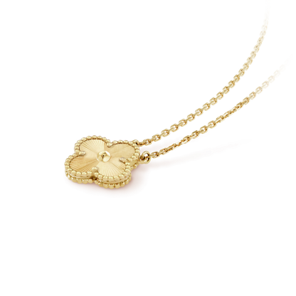 [Kincade Jewelrys] COLLIER LASER CLOVER 15 MM