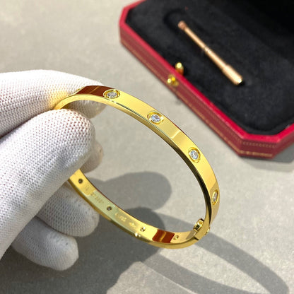 [Kincade Jewelrys] Bracelet Love 6,1 mm 10 diamants