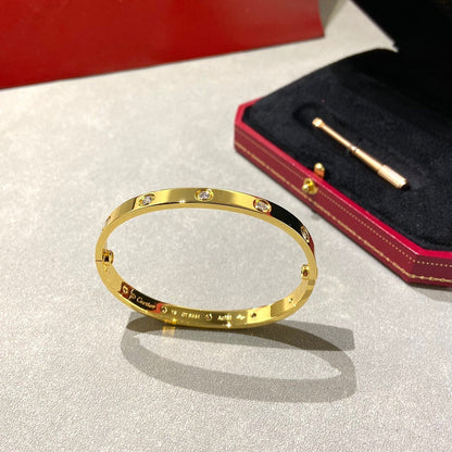 [Kincade Jewelrys] Bracelet Love 6,1 mm 10 diamants