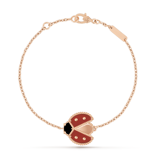 [Kincade Jewelrys] BRACELET EN OR ROSE À 1 MOTIF LUCKY SPRING