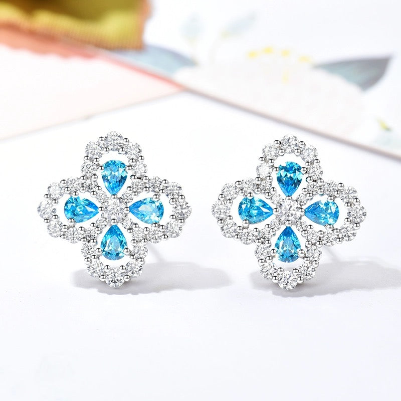 [Kincade Jewelrys]LOOP EARRINGS FULL MOTIF DIAMOND 16MM