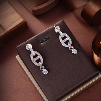 [Kincade Jewelrys]HM CHAINE DIAMOND EARRINGS