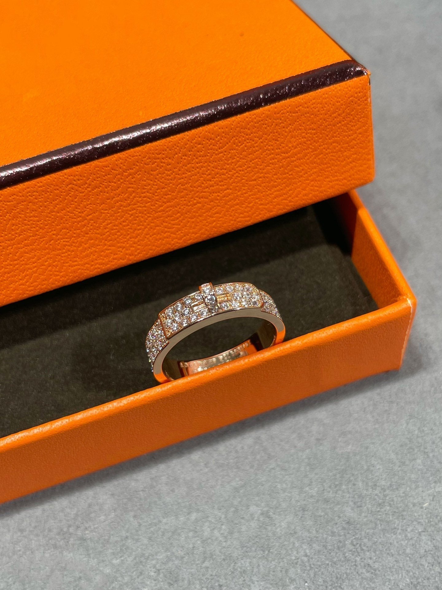 [Kincade Jewelrys]KELLY PINK GOLD DIAMOND RING
