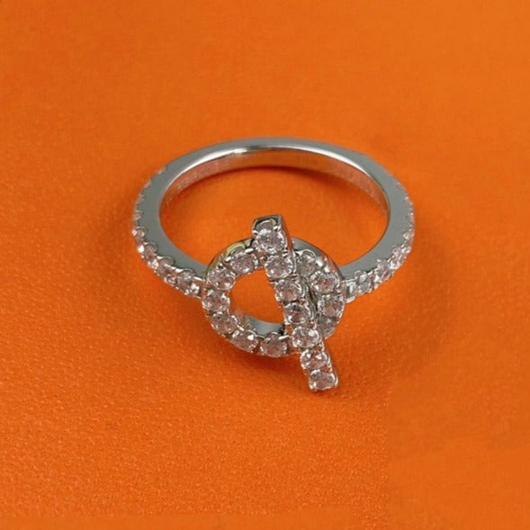 [Kincade Jewelrys]ECHAPPEE RING SILVER DIAMOND