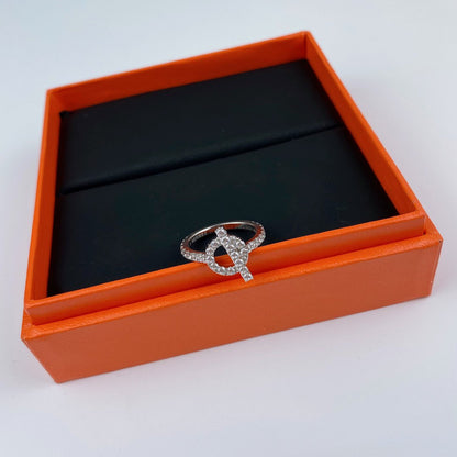 [Kincade Jewelrys]ECHAPPEE RING SILVER DIAMOND