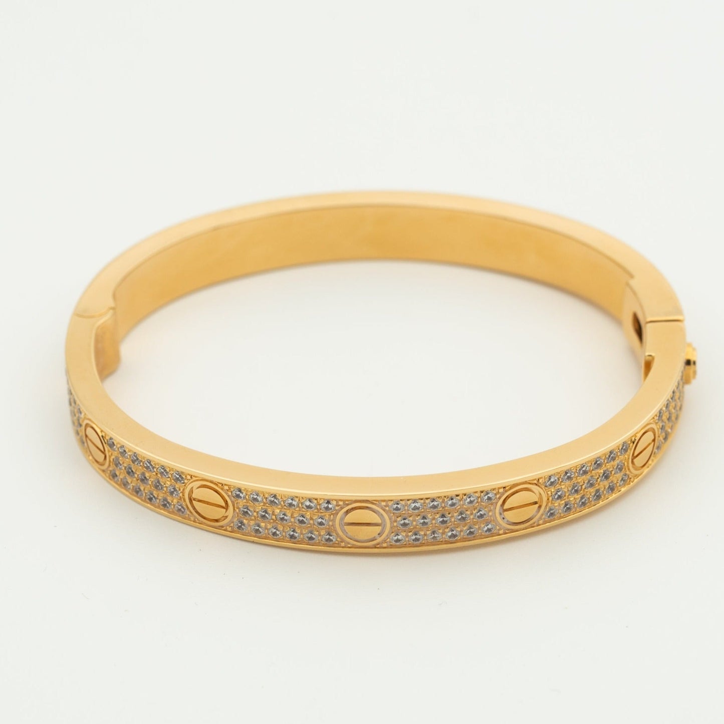 [Kincade Jewelrys] Bracelet Love 6,1 mm pavé de diamants 