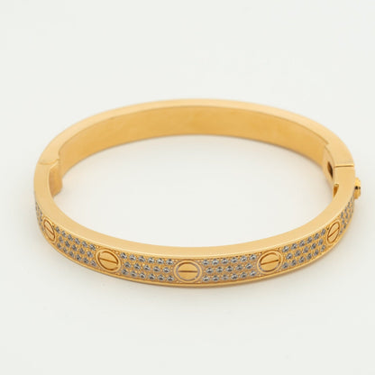 [Kincade Jewelrys] Bracelet Love 6,1 mm pavé de diamants 