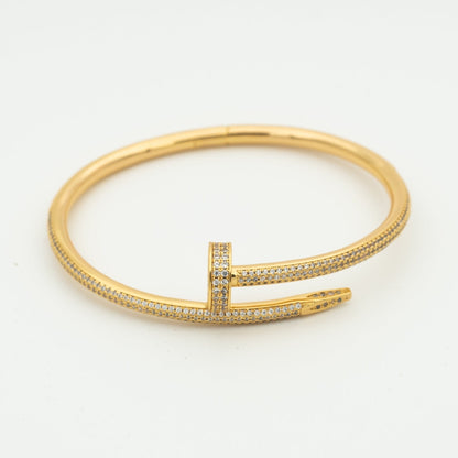 [Kincade Jewelrys] JUSTE BRACELET 3,5 MM TOUT DIAMANTS