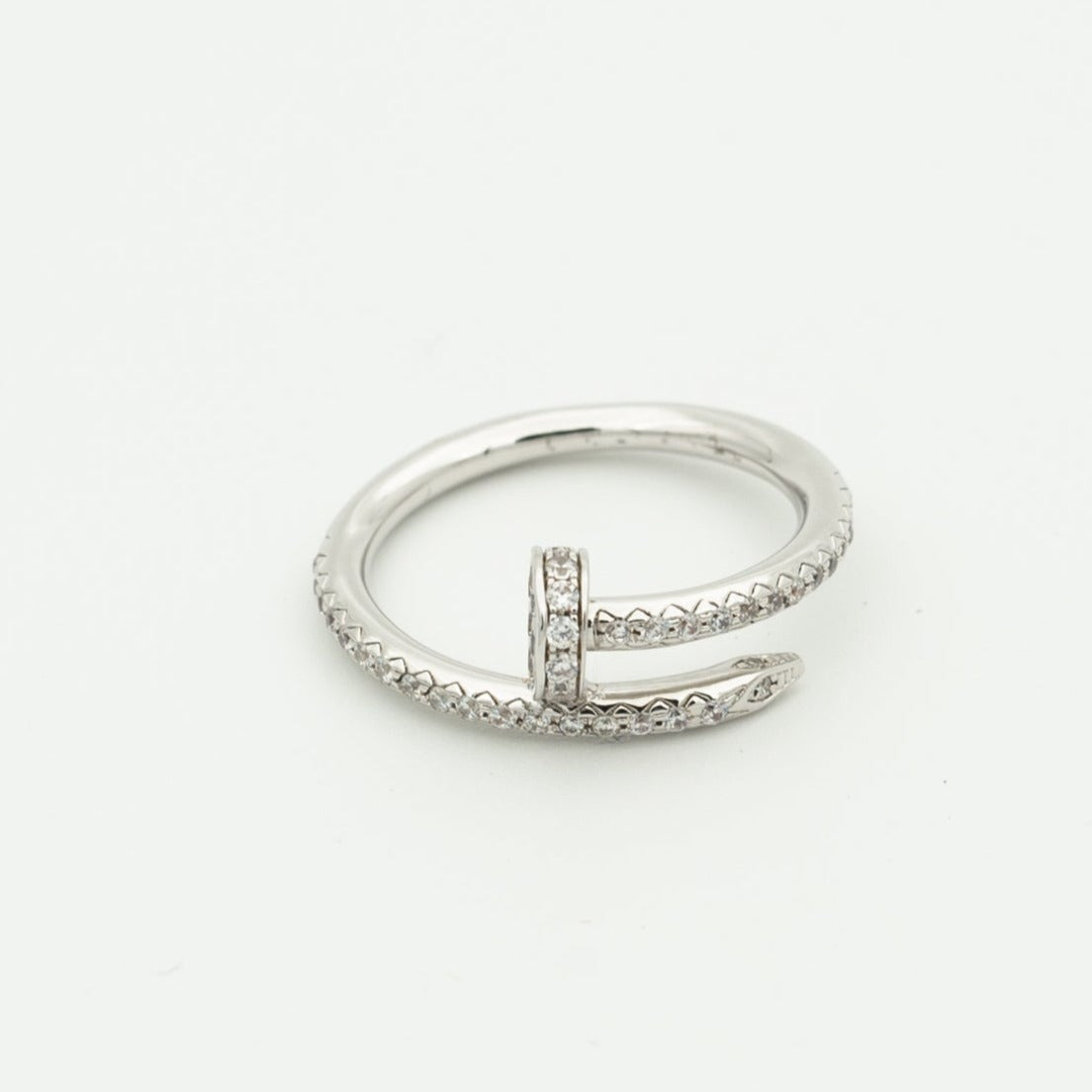 [Kincade Jewelrys]JUSTE RING 1.8MM SILVER DIAMONDS