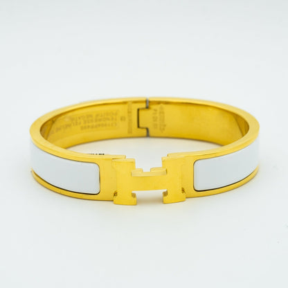 [Kincade Jewelrys]H WHITE BRACELET