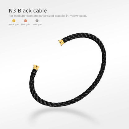 [Kincade Jewelrys]CÂBLES POUR BRACELETS FORCE SERIES, 50 CHOIX (SÉLECTION À FAIRE SOI-MÊME)
