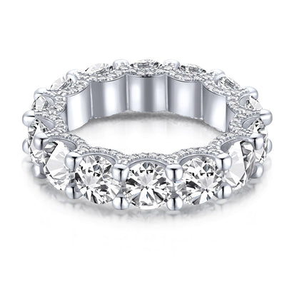 [Kincade Jewelry] Superbe bague tennis ronde
