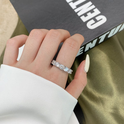 [Kincade Jewelry] Superbe bague tennis ronde