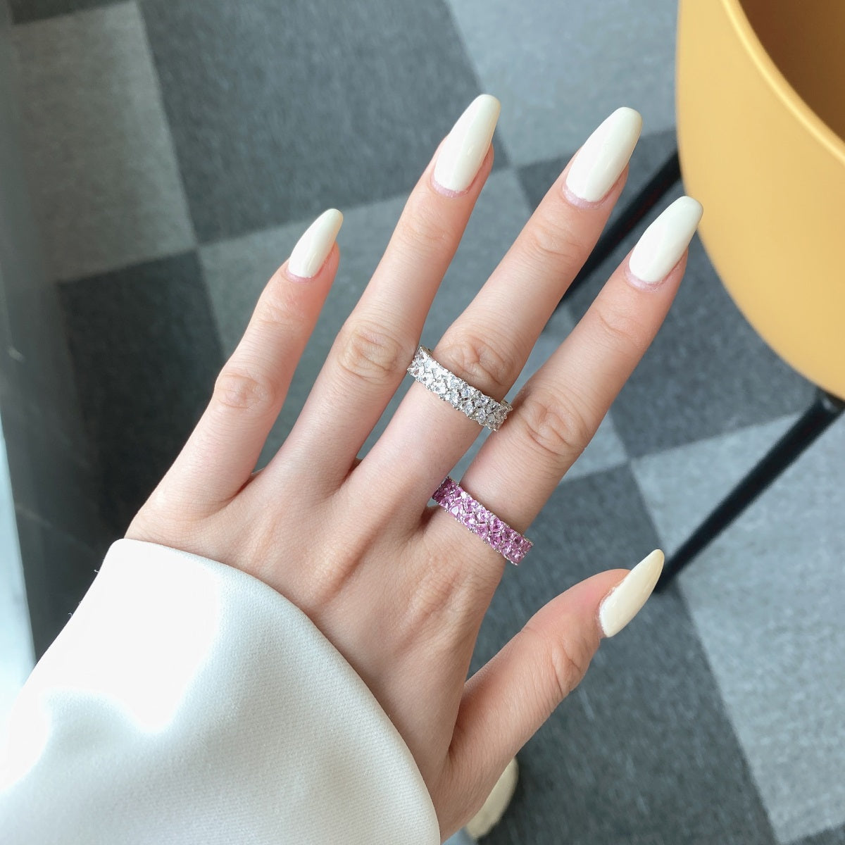 [Kincade Jewelrys]Sparkling Full Heart Ring