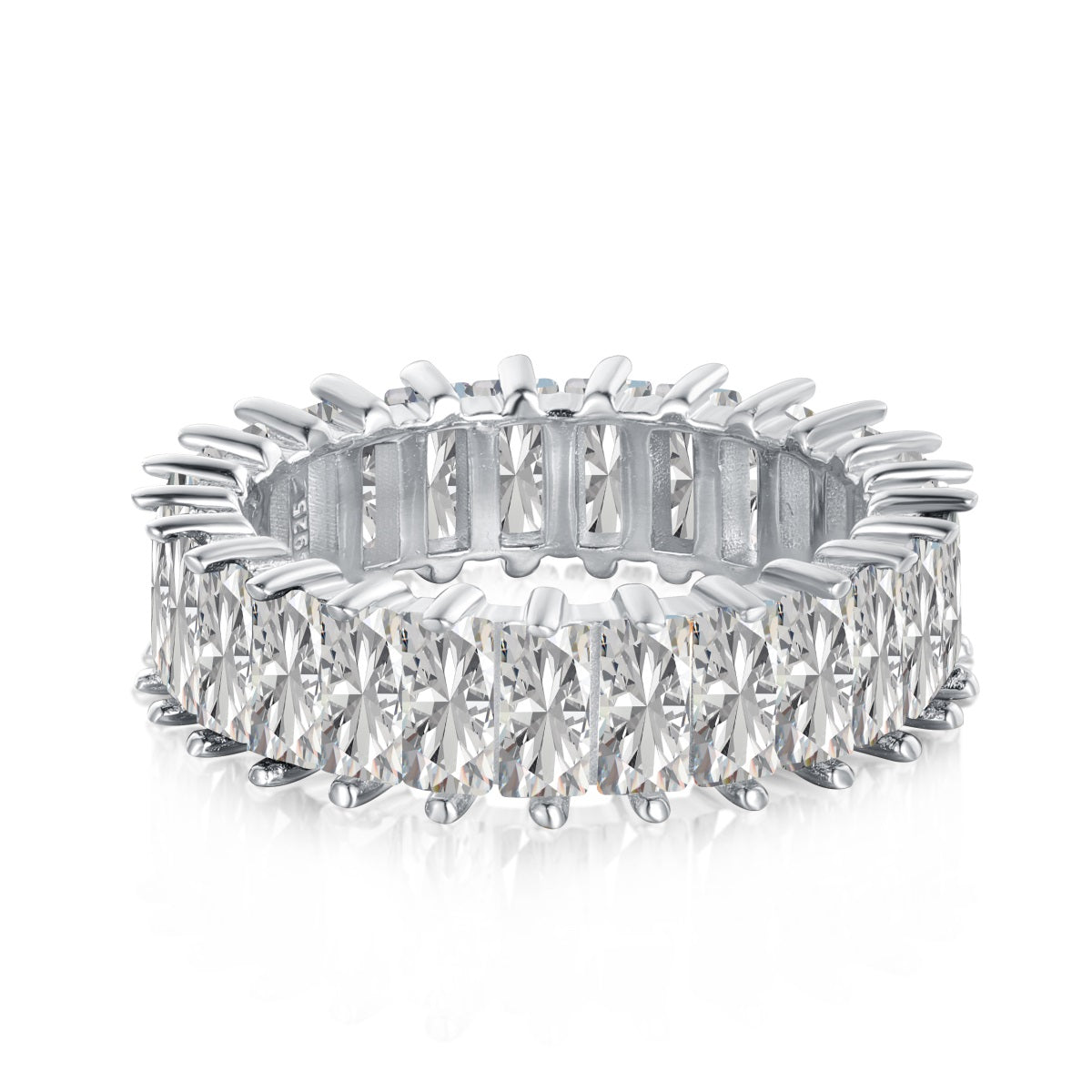 [Kincade Jewelrys] Bague unique et colorée à taille radiante