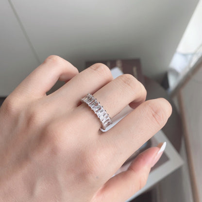 [Kincade Jewelrys] Bague unique et colorée à taille radiante