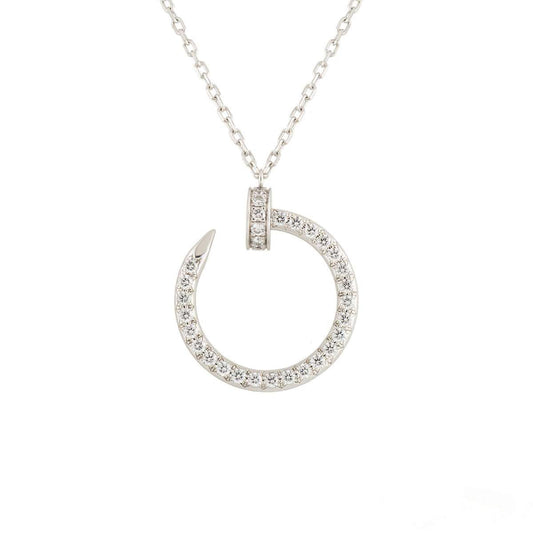 [Kincade Jewelrys] JUSTE COLLIER ARGENT DIAMANTS 
