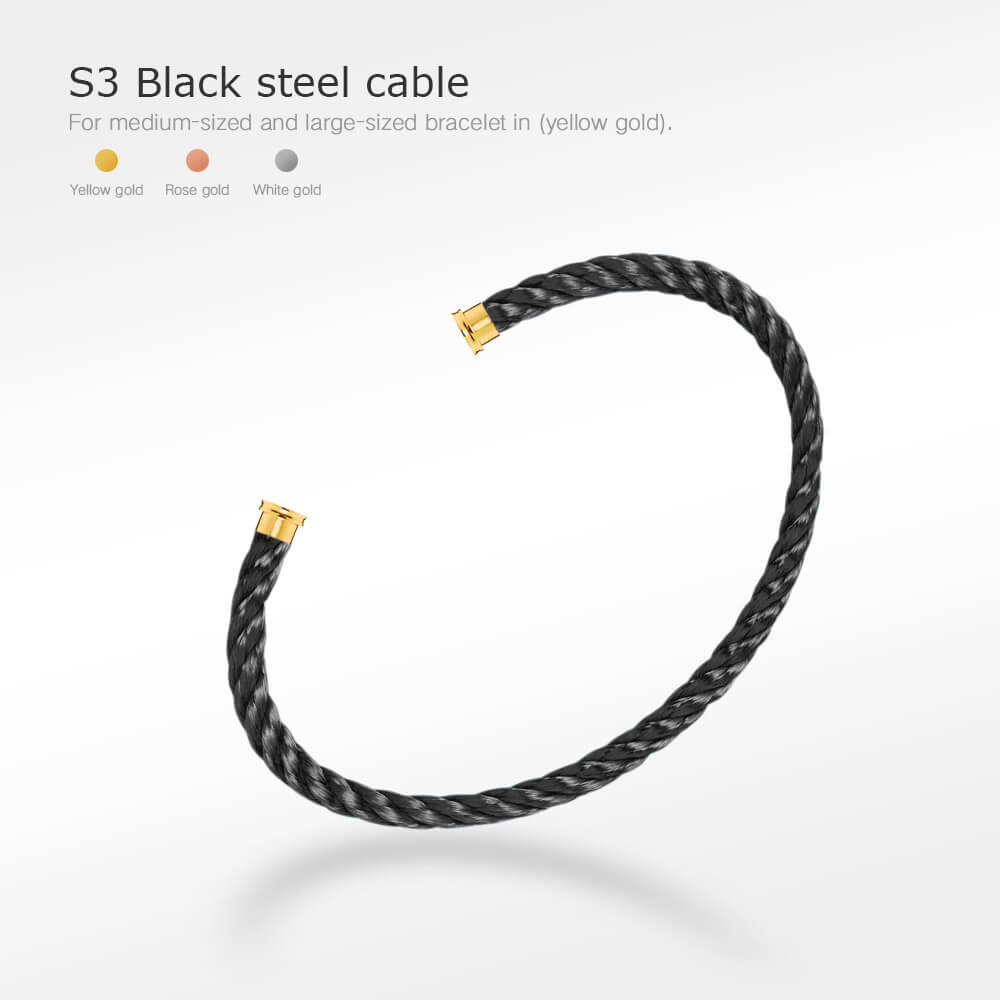 [Kincade Jewelrys]CÂBLES POUR BRACELETS FORCE SERIES, 50 CHOIX (SÉLECTION À FAIRE SOI-MÊME)