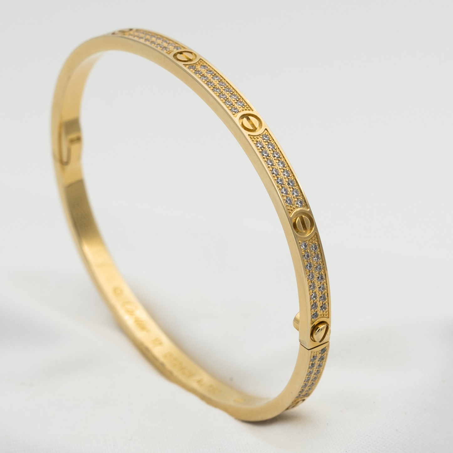 [Kincade Jewelrys]LOVE BRACELET 3.65MM DIAMOND-PAVED