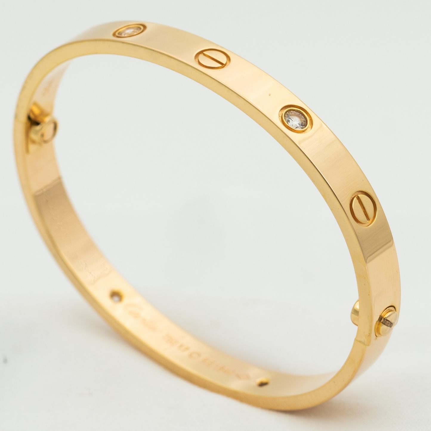 [Kincade Jewelrys]LOVE BRACELET 6.1MM 4 DIAMONDS